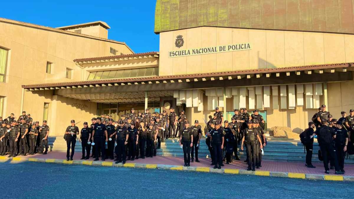 ¿Qué pasa si suspendes en la Academia de Policía de Ávila? Foto: Academia de Ávila.